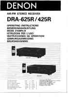 Denon dra-1025r stereo receiver